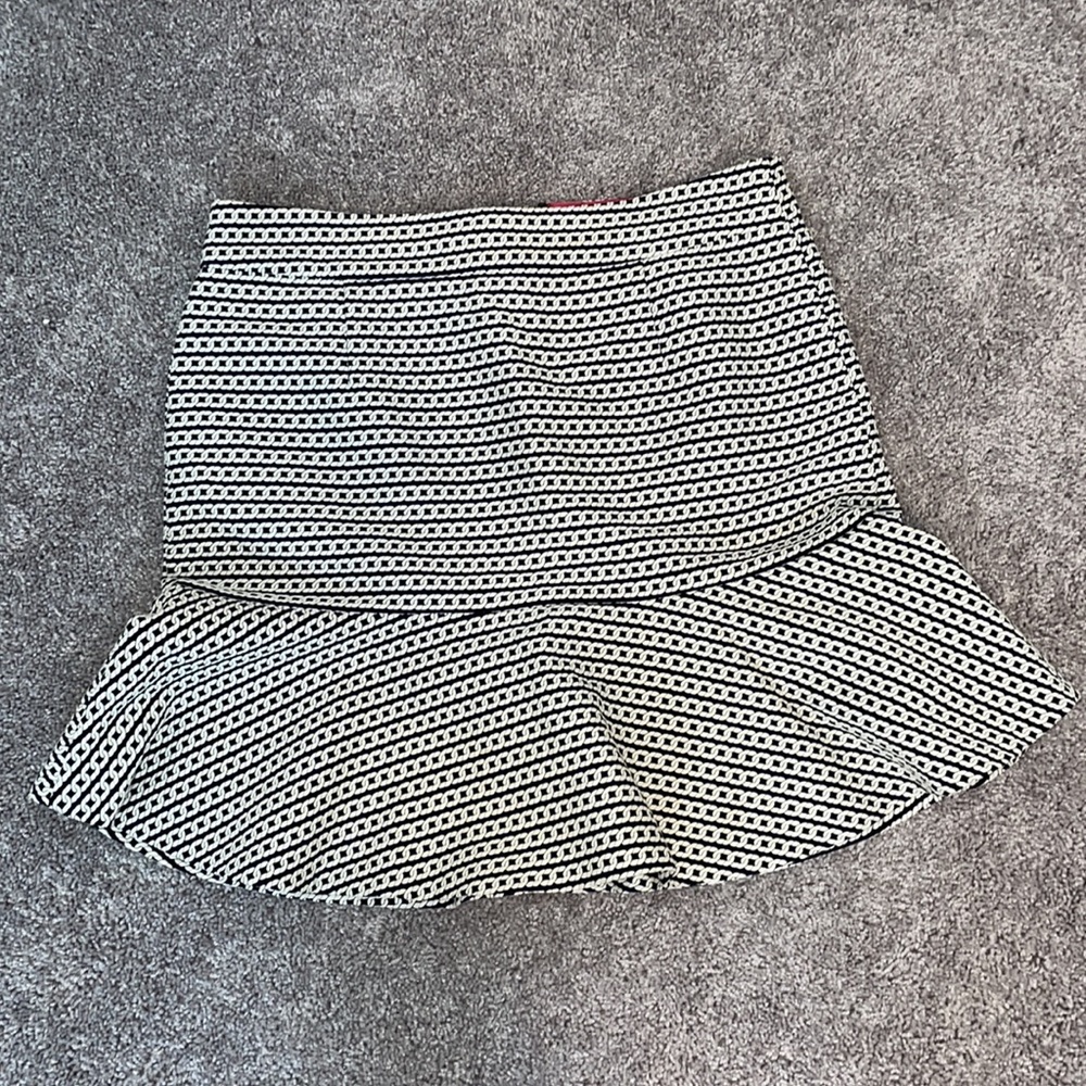 Banana Republic Chain Print Flounce Skirt